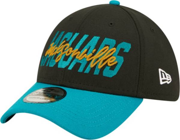 New Era Men's Jacksonville Jaguars 2022 NFL Draft 39Thirty Black Stretch Fit Hat