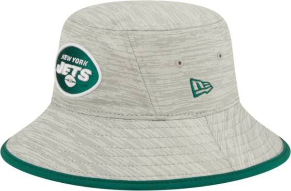 New Era Men's New York Jets Distinct Grey Adjustable Bucket Hat