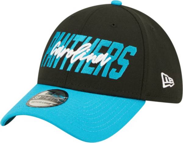 New Era Men's Carolina Panthers 2022 NFL Draft 39Thirty Black Stretch Fit Hat