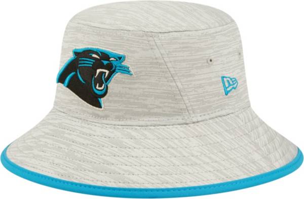 New Era Men's Carolina Panthers Distinct Grey Adjustable Bucket Hat