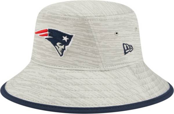New Era Men's New England Patriots Distinct Grey Adjustable Bucket Hat