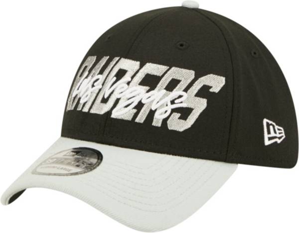 New Era Men's Las Vegas Raiders 2022 NFL Draft 39Thirty Black Stretch Fit Hat product image