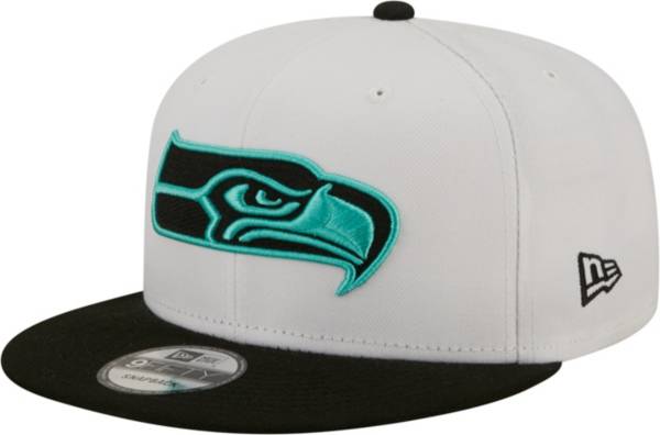 New Era Men's Seattle Seahawks Color Pack 9Fifty White Adjustable Hat