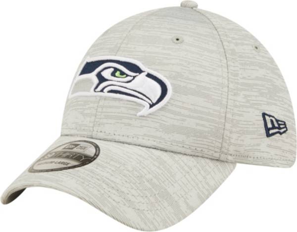 New Era Men's Seattle Seahawks Distinct 39Thirty Grey Stretch Fit Hat