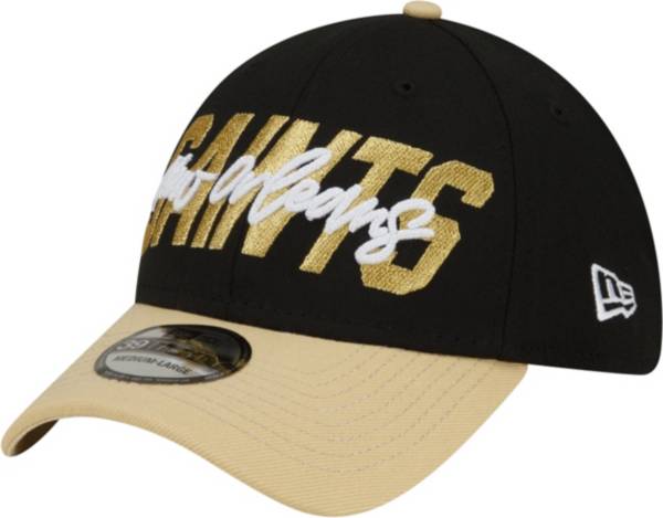 New Era Men's New Orleans Saints 2022 NFL Draft 39Thirty Black Stretch Fit Hat