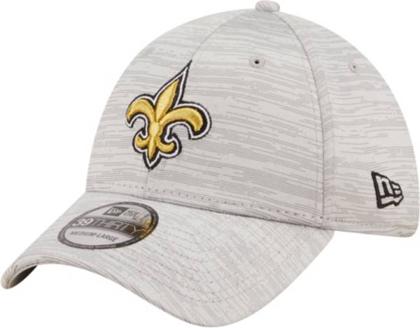 New Era Men's New Orleans Saints Distinct 39Thirty Grey Stretch Fit Hat