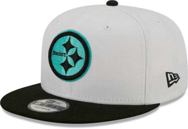 New Era Men's Pittsburgh Steelers Color Pack 9Fifty White Adjustable Hat