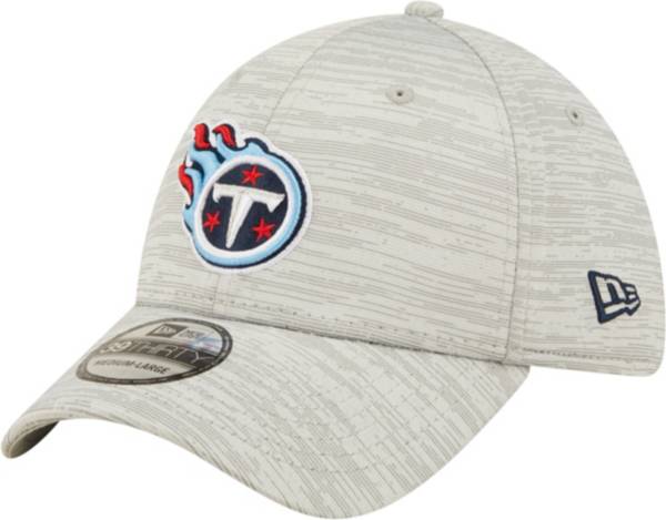 New Era Men's Tennessee Titans Distinct 39Thirty Grey Stretch Fit Hat
