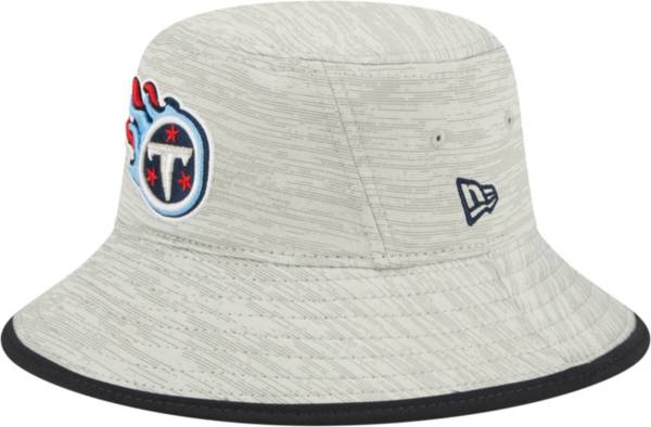 New Era Men's Tennessee Titans Distinct Grey Adjustable Bucket Hat