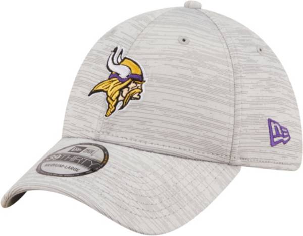 New Era Men's Minnesota Vikings Distinct 39Thirty Grey Stretch Fit Hat