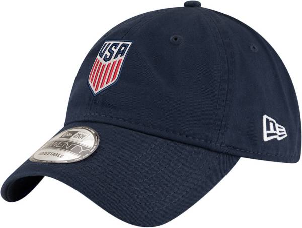 New Era USMNT 9Twenty Crest Navy Adjustable Hat