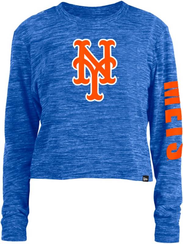 New Era Women's New York Mets Blue Space Dye Long Sleeve T-Shirt product image
