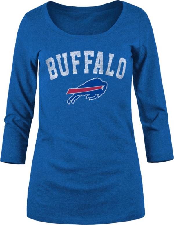 New Era Apparel Women's Buffalo Bills Graphic Royal Long Sleeve T-Shirt