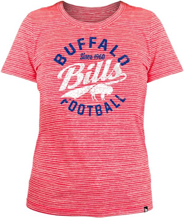 New Era Women's Buffalo Bills Space Dye Red T-Shirt product image