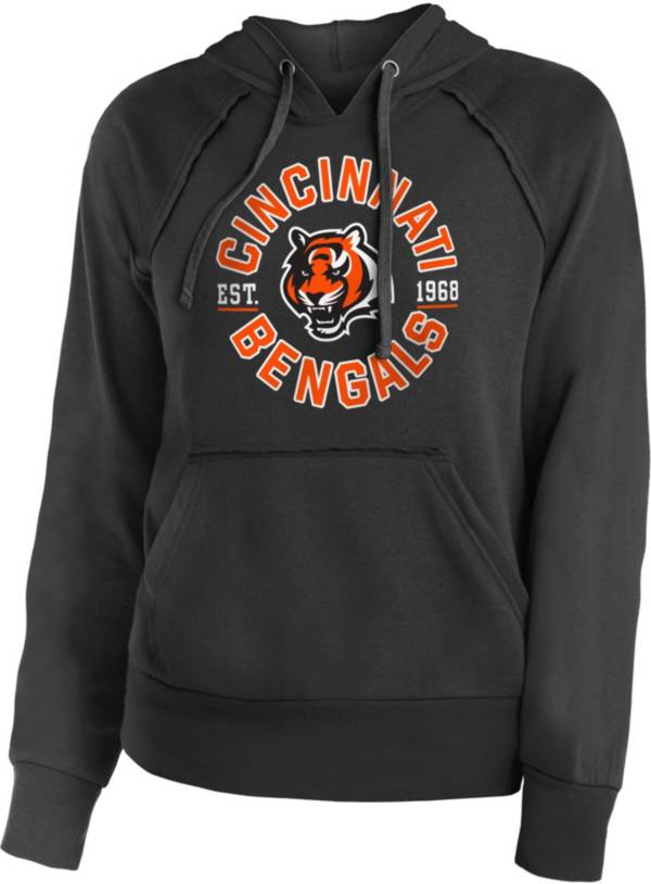 New Era Apparel Women's Cincinnati Bengals Graphic Black Hoodie