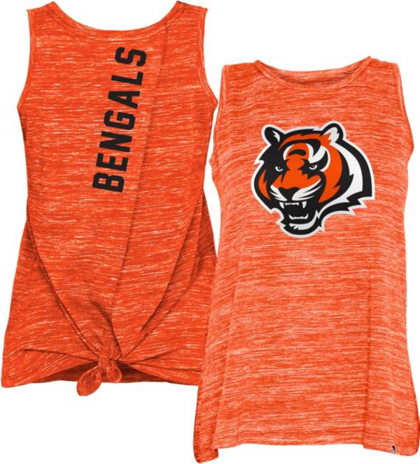 New Era Women's Cincinnati Bengals Splitback Orange Tank Top