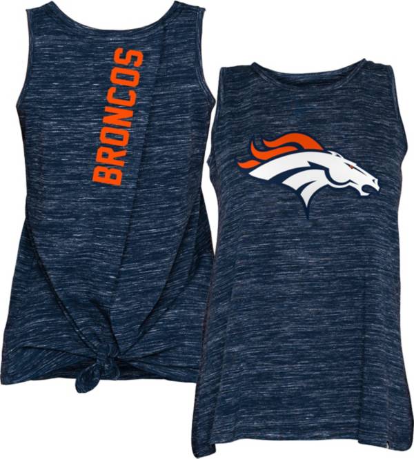 New Era Women's Denver Broncos Splitback NAVY Tank Top