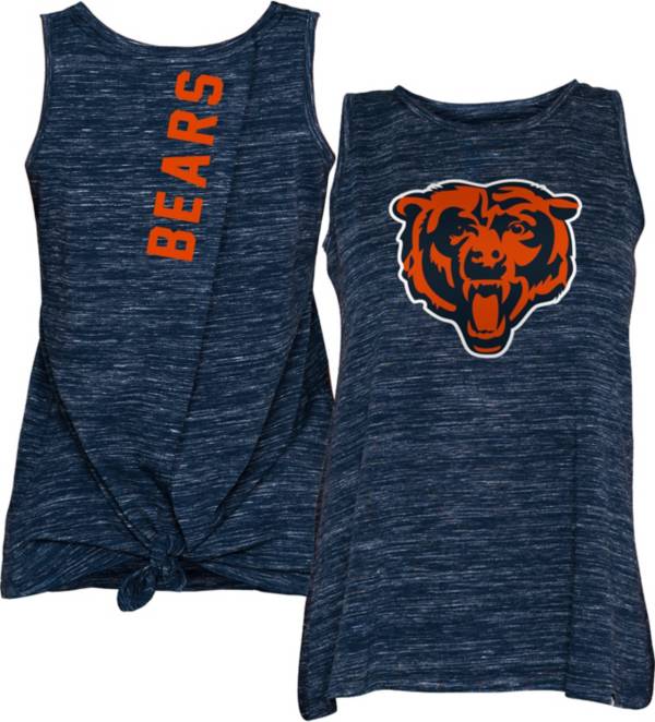 New Era Women's Chicago Bears Splitback NAVY Tank Top