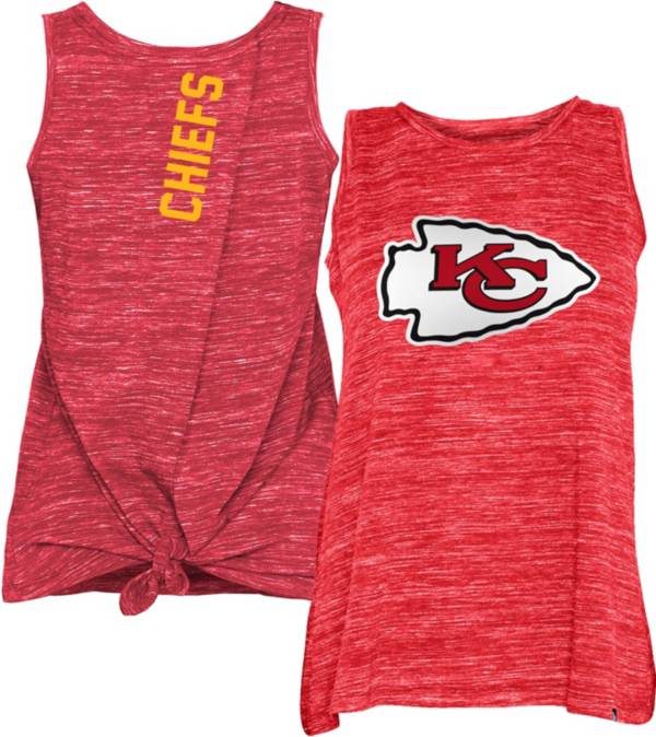 New Era Women's Kansas City Chiefs Splitback Red Tank Top