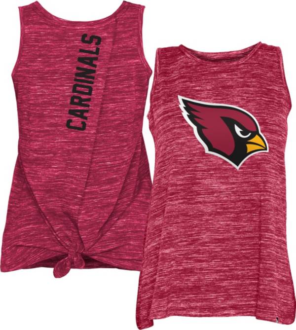 New Era Women's Arizona Cardinals Splitback Red Tank Top