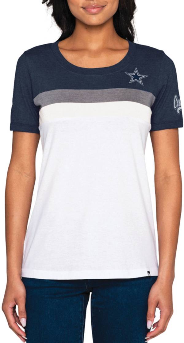 New Era Women's Dallas Cowboys Colorblock White T-Shirt product image