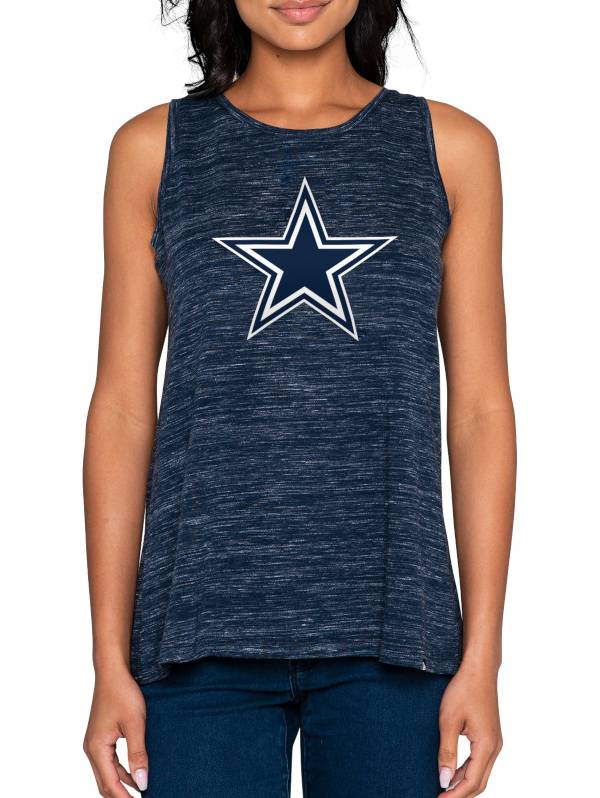 New Era Women's Dallas Cowboys Splitback Navy Tank Top