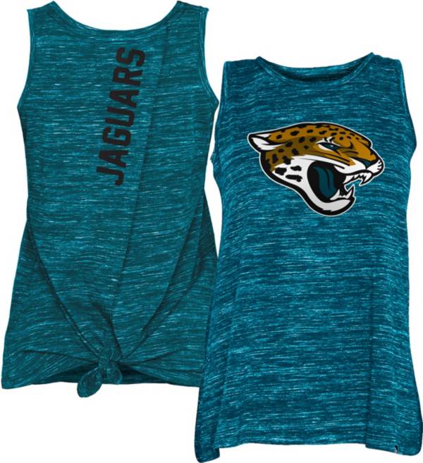 New Era Women's Jacksonville Jaguars Splitback Teal Tank Top