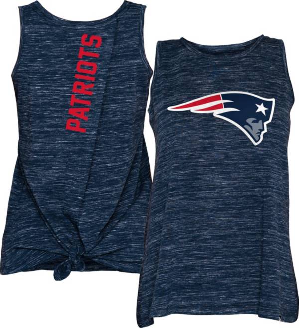 New Era Women's New England Patriots Splitback NAVY Tank Top