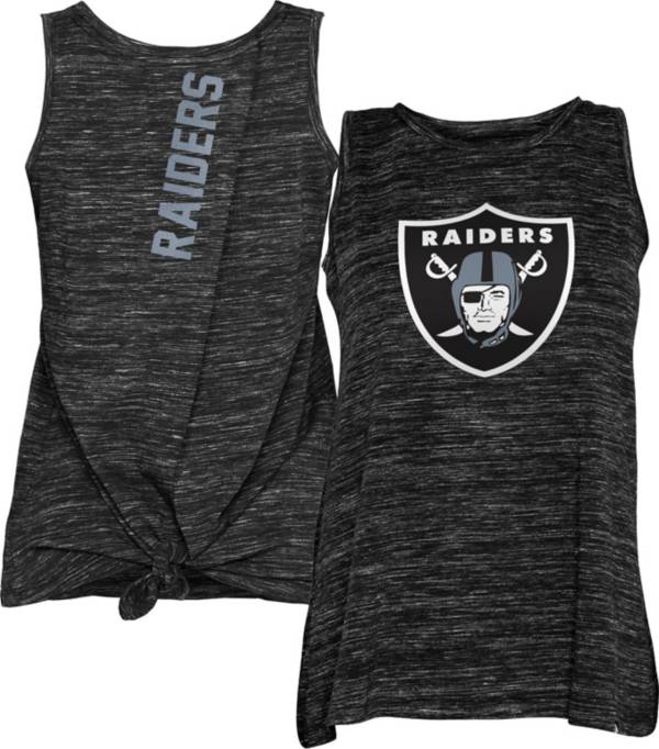 New Era Women's Las Vegas Raiders Splitback Black Tank Top