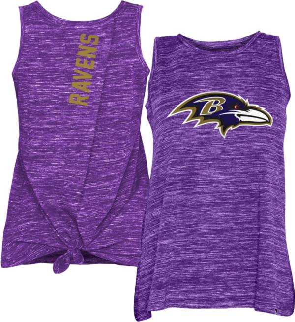 New Era Women's Baltimore Ravens Splitback Purple Tank Top