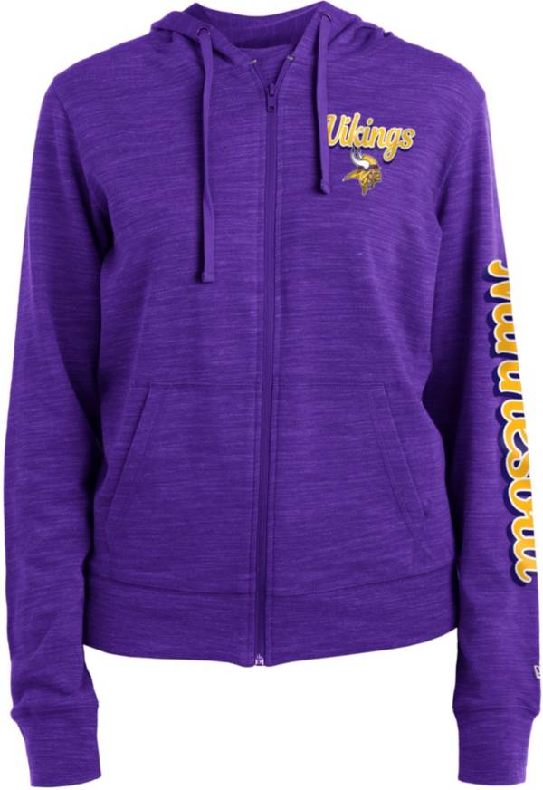 New Era Women's Minnesota Vikings Purple Space Dye Full-Zip Jacket product image