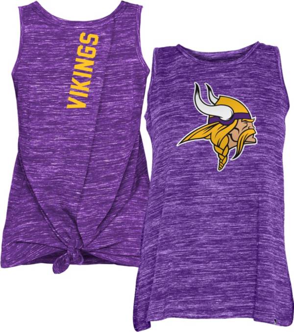 New Era Women's Minnesota Vikings Splitback Purple Tank Top