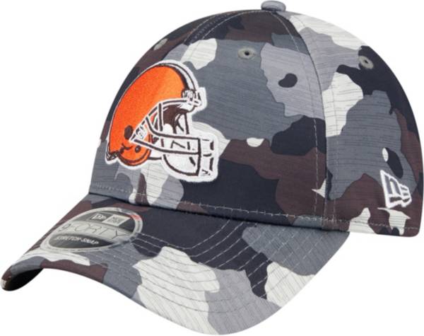 New Era Youth Cleveland Browns Sideline Training Camp 2022 Camouflage 9Forty Adjustable Hat