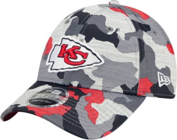 New Era Youth Kansas City Chiefs Sideline Training Camp 2022 Camouflage 9Forty Adjustable Hat