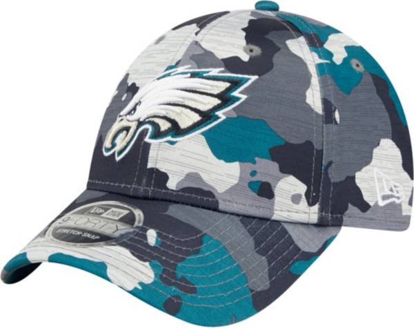New Era Youth Philadelphia Eagles Sideline Training Camp 2022 Camouflage 9Forty Adjustable Hat