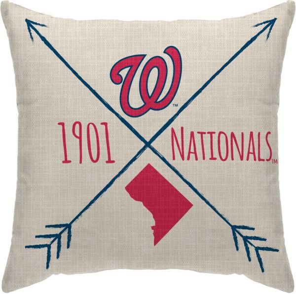 Pegasus Sports Washington Nationals Cross Décor Pillow