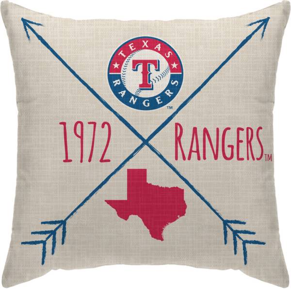 Pegasus Sports Texas Rangers Cross Décor Pillow