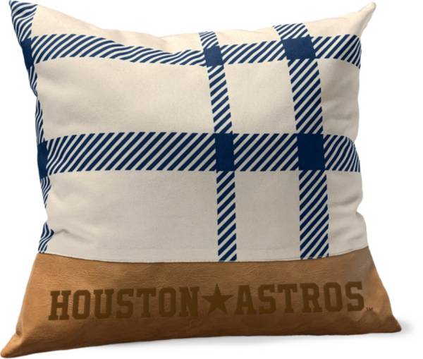 Pegasus Sports Houston Astros Faux Leather Pillow