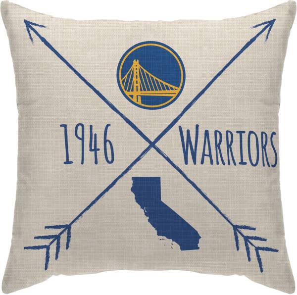 Pegasus Sports Golden State Warriors Cross Décor Pillow