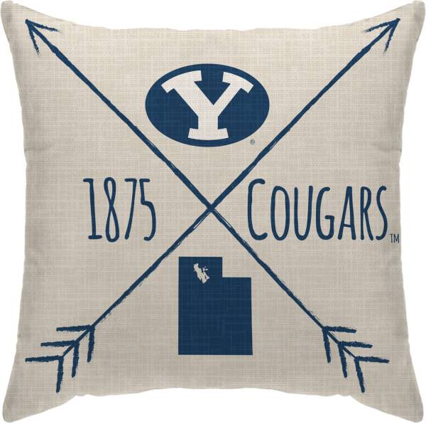 Pegasus Sports BYU Cougars Cross Décor Pillow