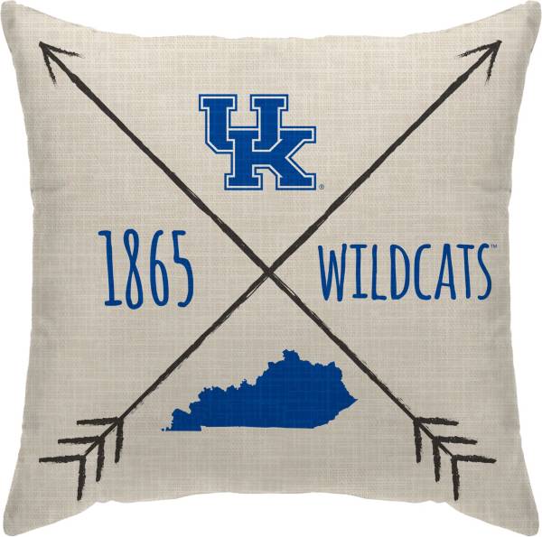 Pegasus Sports Kentucky Wildcats Cross Décor Pillow