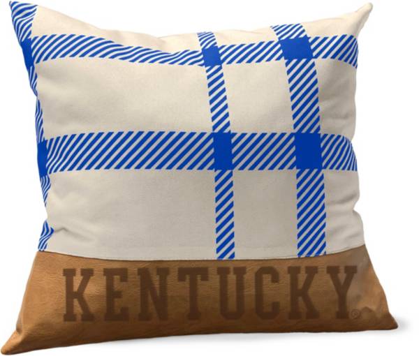 Pegasus Sports Kentucky Wildcats Faux Leather Pillow