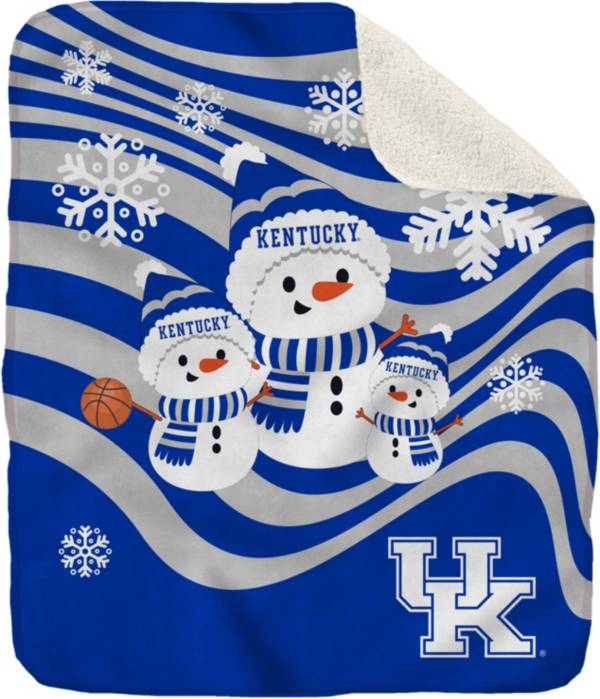 Pegasus Sports Kentucky Wildcats Snowman Throw blanket