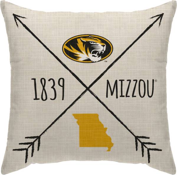 Pegasus Sports Missouri Tigers Cross Décor Pillow