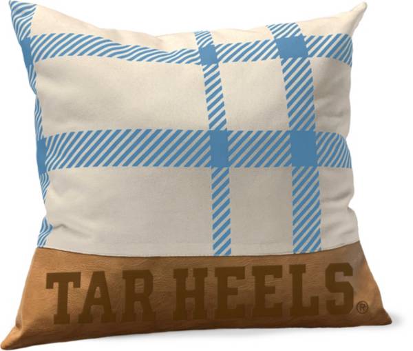 Pegasus Sports North Carolina Tar Heels Faux Leather Pillow