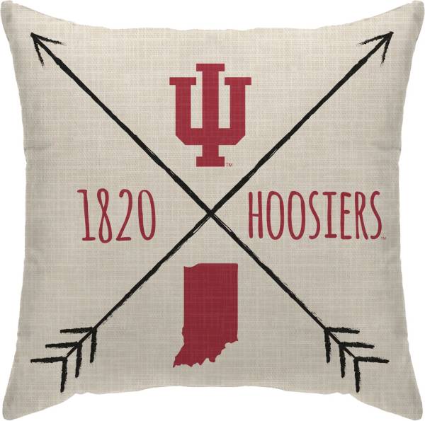 Pegasus Sports Indiana Hoosiers Cross Décor Pillow