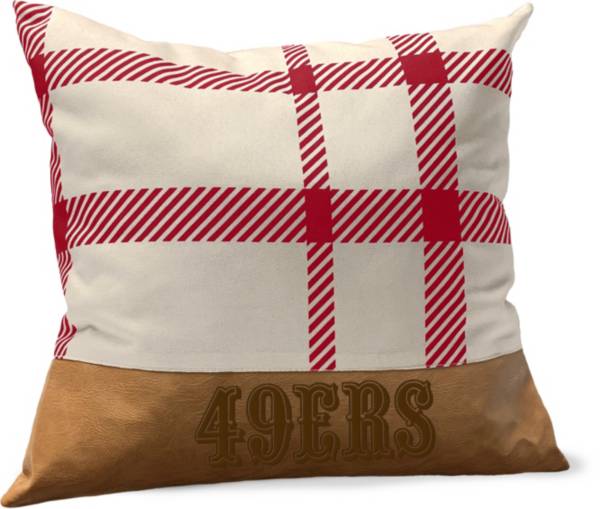 Pegasus Sports San Francisco 49ers Faux Leather Pillow