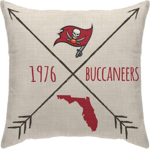 Pegasus Sports Tampa Bay Buccaneers Cross Décor Pillow