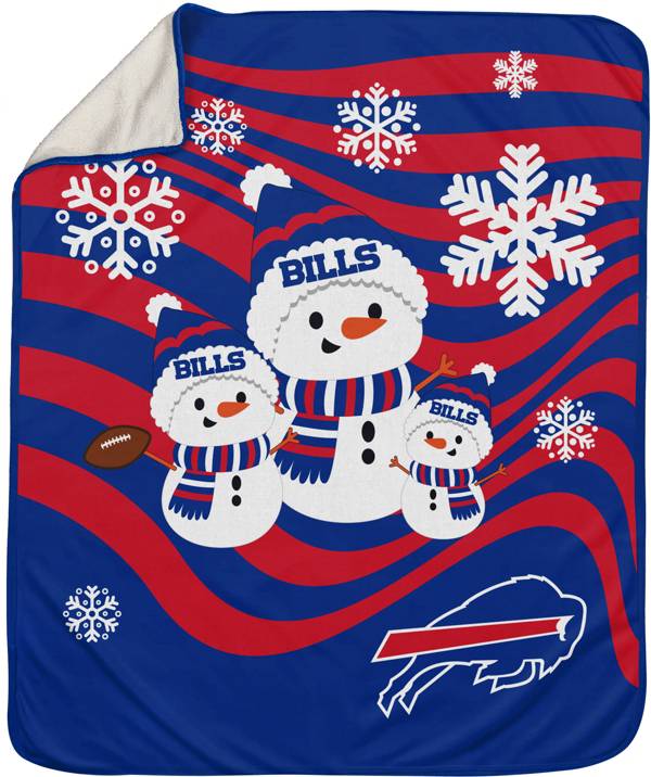 Pegasus Sports Buffalo Bills Snowman Throw blanket