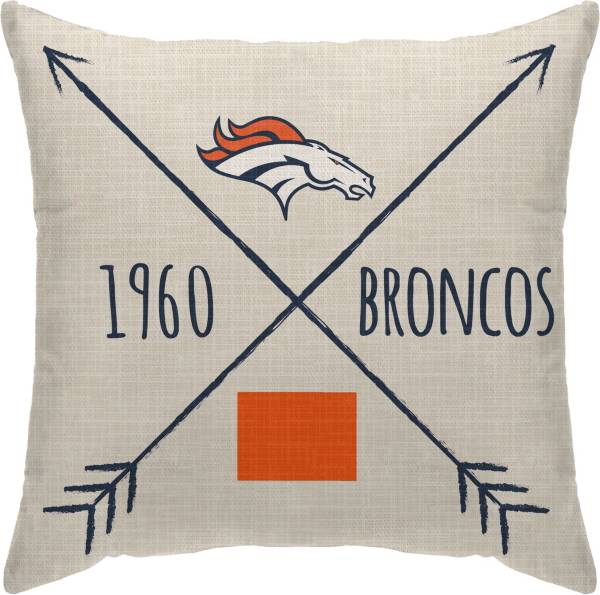 Pegasus Sports Denver Broncos Cross Décor Pillow